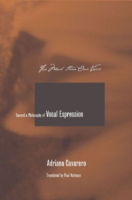 Cover for Adriana Cavarero · For More than One Voice: Toward a Philosophy of Vocal Expression (Inbunden Bok) (2005)