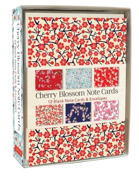 Cover for Tuttle Editors · Cherry Blossom Note Cards: 12 Blank Note Cards &amp; Envelopes (4 x 6 inch cards in a box) (Drucksachen) (2018)