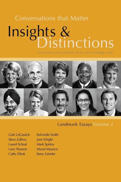 Cover for M D Joe Dimaggio · Conversations That Matter: Insights &amp; Distinctions-landmark Essays Volume 2 (Paperback Book) (2011)