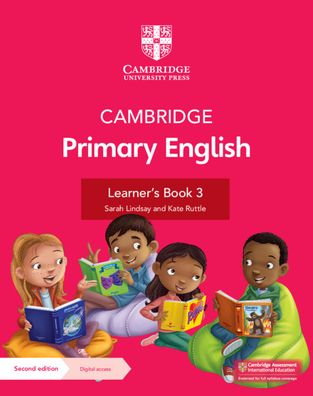 Cover for Sarah Lindsay · Cambridge Primary English Learner's Book 3 with Digital Access (1 Year) - Cambridge Primary English (Buch) [2 Revised edition] (2021)