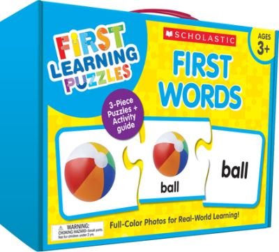 Cover for Scholastic · First Learning Puzzles: First Words (SPILL) (2020)