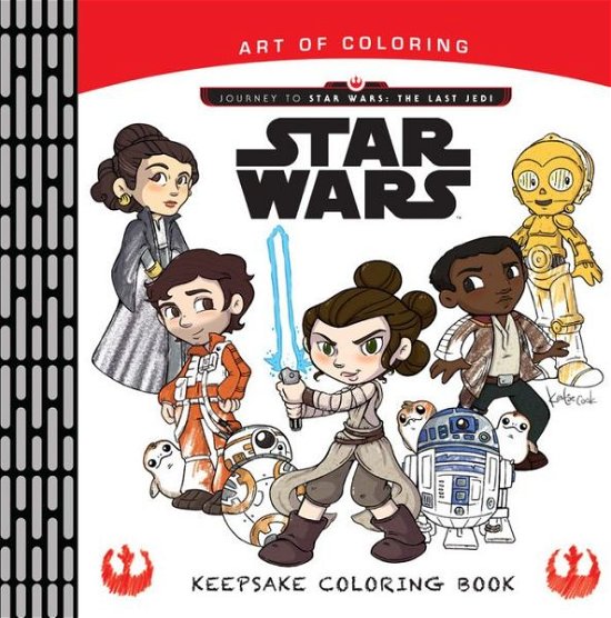 Cover for Katie Cook · Art of Coloring Journey to Star Wars: The Last Jedi: Keepsake Coloring Book (Paperback Book) (2017)