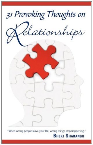 Cover for Bheki Shabangu · 31 Provoking Thoughts on Relationships (Pocketbok) (2010)