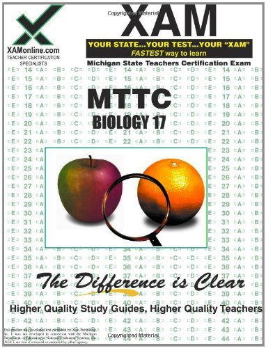 Cover for Sharon Wynne · Mttc Biology 17 Teacher Certification Test Prep Study Guide (Xam Mttc) (Paperback Book) (2006)