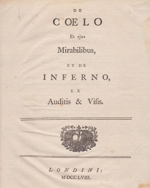 Cover for Emanuel Swedenborg · De Coelo et ejus Mirabilibus, et de Inferno, ex Auditis &amp; Visis (Pocketbok) (2019)