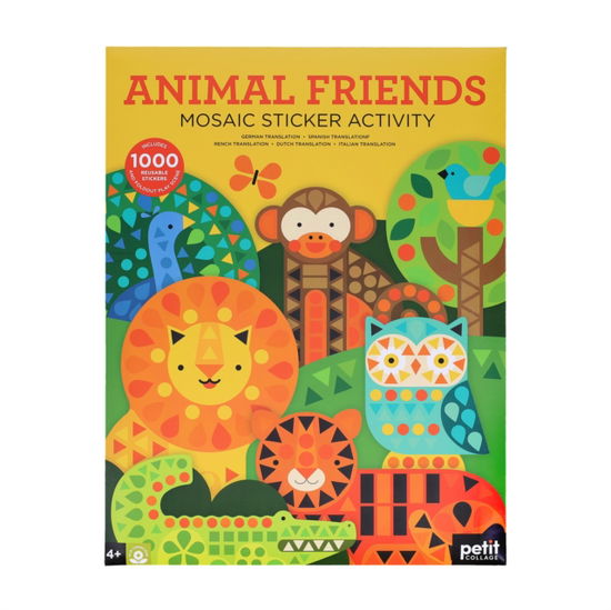 Cover for Petit Collage · Mosaic Sticker Activity: Animal Friends (Print) (2025)