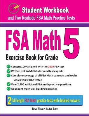 Cover for Reza Nazari · FSA Math Exercise Book for Grade 5 (Paperback Book) (2019)