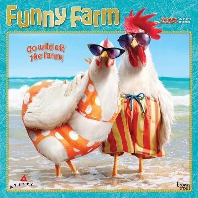 Cover for Browntrout · Avanti Funny Farm 2024 Square Foil (Calendar) (2023)