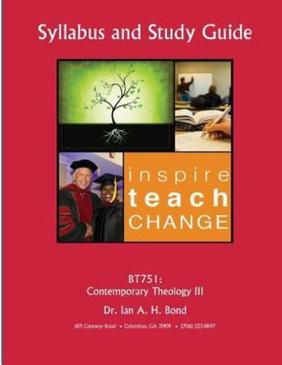 Cover for Ian a H Bond · BT751 Contemporary Theology III (Paperback Book) (2017)