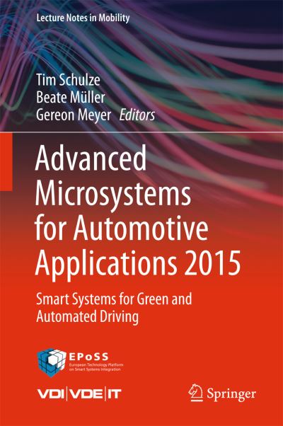 Cover for Gereon Meyer · Advanced Microsystems for Automotive Applications 2015: Smart Systems for Green and Automated Driving - Lecture Notes in Mobility (Innbunden bok) [2016 edition] (2015)