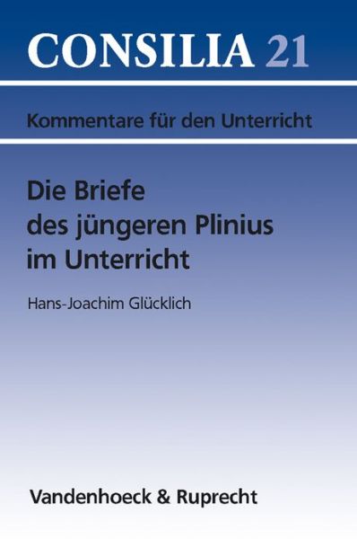 Cover for H.-J. Glücklich · Briefe d.jüng.Plinius (Book) (2008)