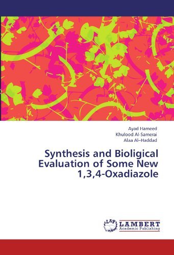 Cover for Alaa Al-haddad · Synthesis and Bioligical Evaluation of Some New 1,3,4-oxadiazole (Pocketbok) (2012)