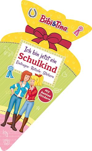 Cover for Bibi &amp; Tina - Ich bin jetzt ein Schulkind: Eintragen, Rätseln, Stickern (Bok) (2022)