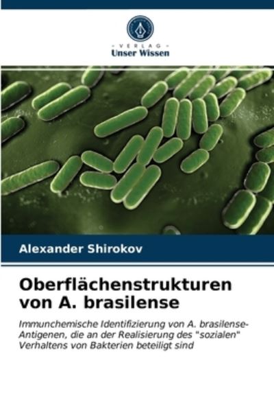 Cover for Alexander Shirokov · Oberflachenstrukturen von A. brasilense (Paperback Book) (2021)
