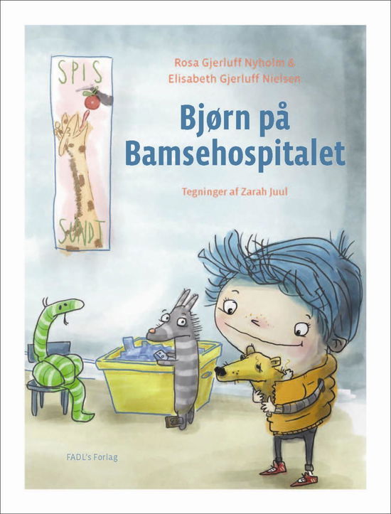 Cover for Elisabeth Gjerluff Nielsen og Rosa Gjerluff Nyholm · Bjørn på Bamsehospitalet (Innbunden bok) [1. utgave] (2016)