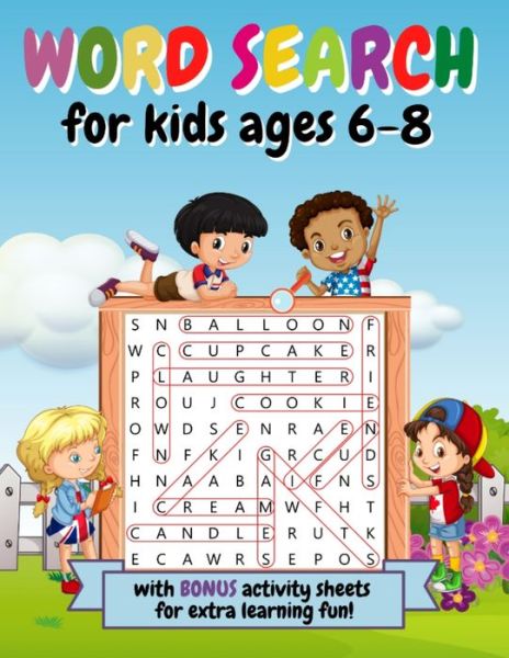 Cover for Bethney Francis · Word Search For Kids Ages 6-8: With Bonus Activities to Improve Vocabulary and Reading Skills - Suitable for 1st and 2nd Grade (Paperback Book) (2021)