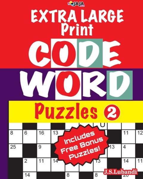 Cover for Jaja Media · EXTRA LARGE Print CODEWORD Puzzles; Vol.2 (Taschenbuch) (2020)