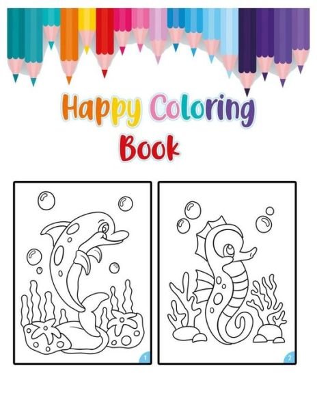 Cover for Luxia Big Press · Happy Coloring Book (Paperback Book) (2020)