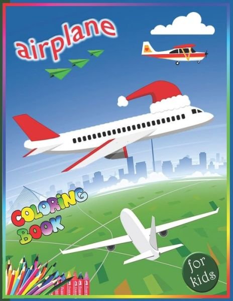 Airplane Coloring Book For Kids - Rrssmm Books - Böcker - Independently Published - 9798696141541 - 10 oktober 2020