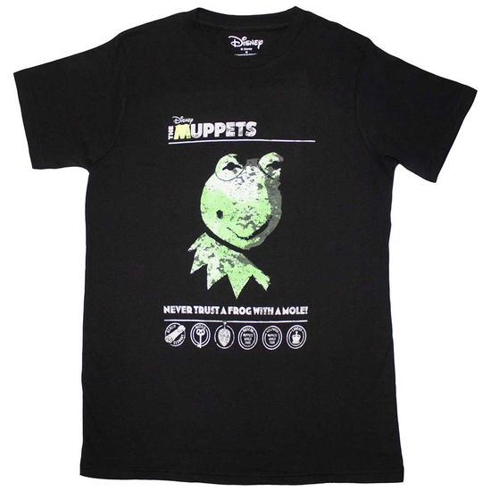 Cover for Muppets - The · The Muppets Unisex T-Shirt: Never Trust A Frog... (Black) (T-shirt)