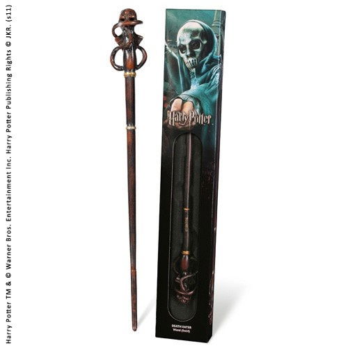 Harry Potter Zauberstab-Replik Death Eater Swirl 3 - Death Eater Swirl Wand Window Box - Merchandise - The Noble Collection - 0812370015542 - 6. oktober 2023