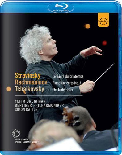 Cover for Bronfmanbprattle · Rattle Conducts Stravinskyrachmaninov (Blu-Ray) (2010)