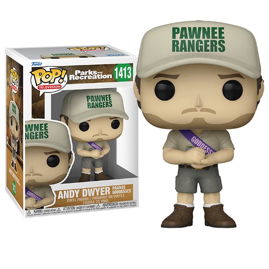 Cover for Funko Pop! Television: · Parks &amp; Recreation - Andy W/sash (Funko POP!) (2023)