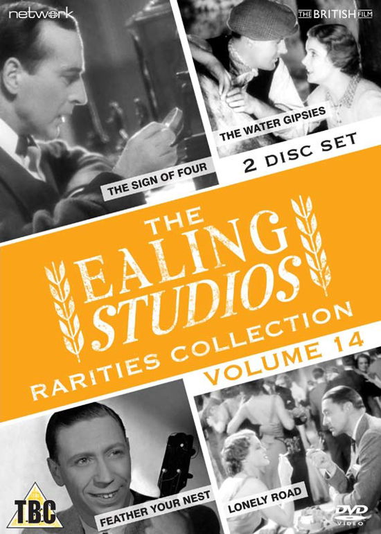 Cover for Ealing Studios Rarities Coll Vol 14 · The Sign Of Four / The Water Gipsies / Lonely Road / Feather Your Nest (DVD) (2014)