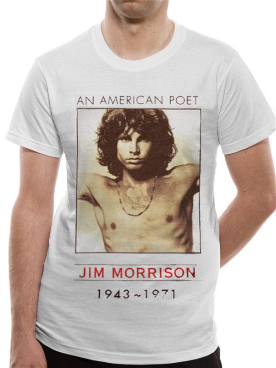 T-shirt (Unisex Xl) American Poet (White) - The Doors - Merchandise - CID - 5054015388542 - 
