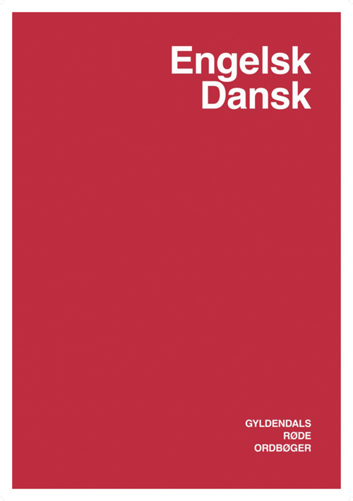 Cover for Ingen Forfatter · Plakat, Gyldendals røde ordbøger: Engelsk / dansk (Plakat) [1. utgave] (2018)