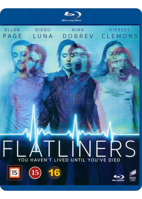 Flatliners (2017) - Ellen Page / Diego Luna / Nina Dobrev / Kiersey Clemons - Elokuva - JV-SPHE - 7330031004542 - keskiviikko 28. maaliskuuta 2018