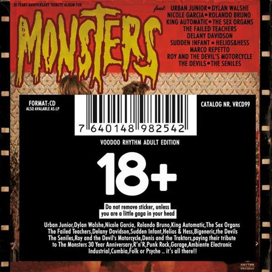 30 Years Anniversary Tribute Album For The Monster - Monsters - Música - VOODOO RHYTHM - 7640148982542 - 27 de maio de 2022