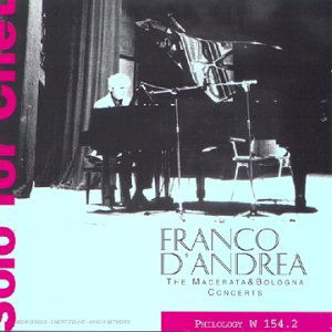 Cover for Franco D'andrea · Solo for Chet (CD) (2013)