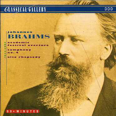 Cover for Johannes Brahms · Academic Fest.Overture (CD) (1993)
