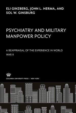 Cover for Eli Ginzberg · Psychiatry and Military Manpower Policy (N/A) (2022)