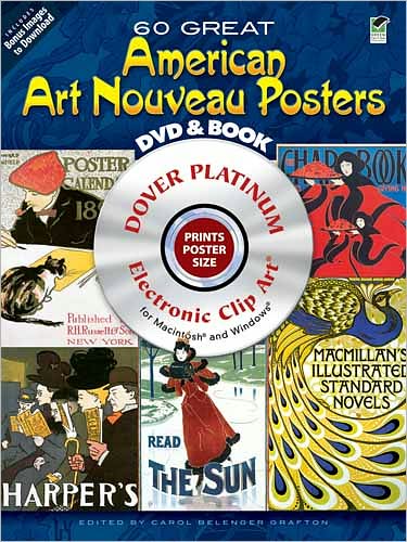 Cover for Carol Belanger Grafton · 60 Great American Art Nouveau Posters - Dover Electronic Clip Art (Buch) (2012)