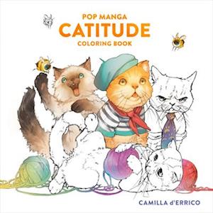 Cover for Camilla d'Errico · Pop Manga Catitude Coloring Book (Paperback Book) (2025)