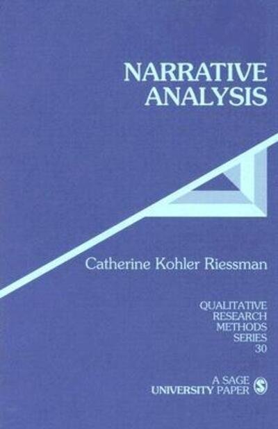 Cover for Catherine Kohler Riessman · Narrative analysis (Buch) (1993)