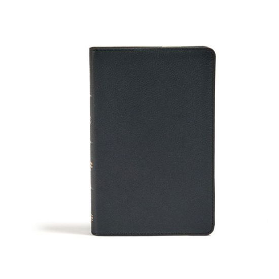 Cover for C. S. B. Bibles CSB Bibles by Holman · CSB Personal Size Bible, Black Genuine Leather (Book) (2020)