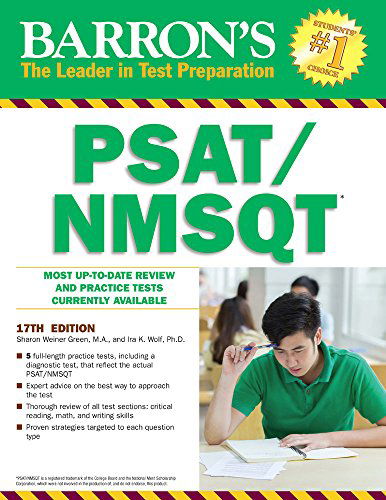 Cover for Sharon Weiner Green · Barron's PSAT / NMSQT, 17th Edition (Paperback Book) [17 Revised edition] (2014)