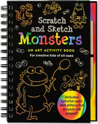 Cover for Lee Nemmers · Monsters Scratch and Sketch: an Art Activity Book for Creative Kids of All Ages (Hardcover Book) [Spi edition] (2013)