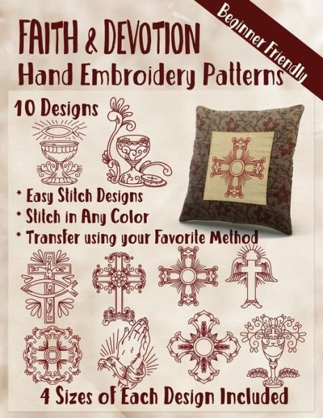 Cover for Stitchx Embroidery · Faith and Devotion Hand Embroidery Patterns (Paperback Bog) (2017)