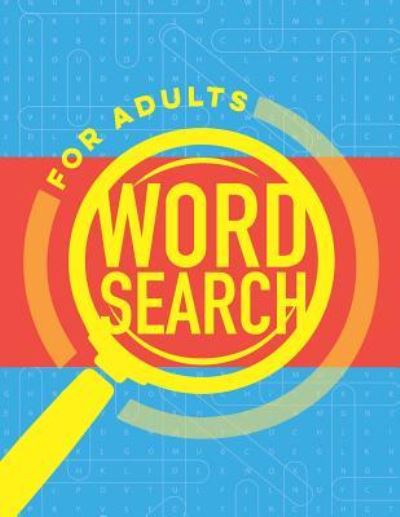 Cover for R Jane · Word Search for Adults (Paperback Book) (2019)
