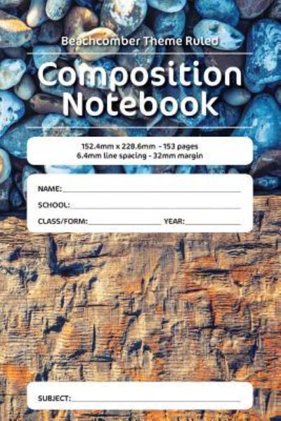 Cover for Luap Nottocs · Beachcomber Theme Ruled Composition Notebook (Paperback Book) (2018)