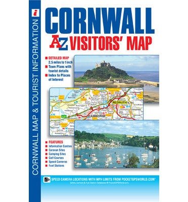 Cover for Geographers' A-Z Map Company · Cornwall Visitors Map - A-Z Visitors Map (Map) [11 Revised edition] (2017)