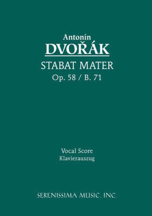 Cover for Antonin Dvorak · Stabat Mater, Op. 58: Vocal Score (Pocketbok) [Latin edition] (2008)