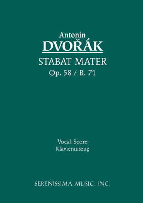 Cover for Antonin Dvorak · Stabat Mater, Op. 58: Vocal Score (Taschenbuch) [Latin edition] (2008)