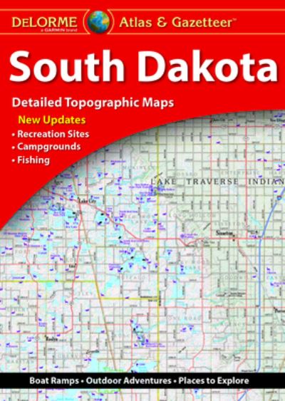 Cover for Garmin International · South Dakota Atlas &amp; Gazetteer (Book) (2022)