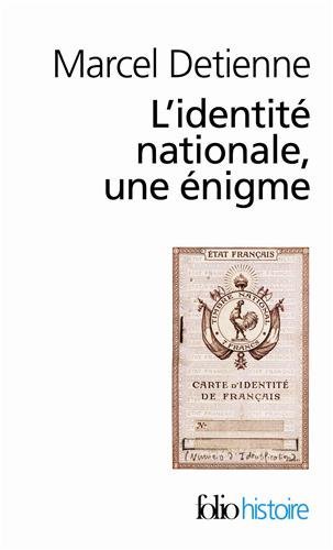 Cover for Marcel Detienne · Identite Nationale Enigm (Folio Histoire) (French Edition) (Paperback Book) [French edition] (2010)