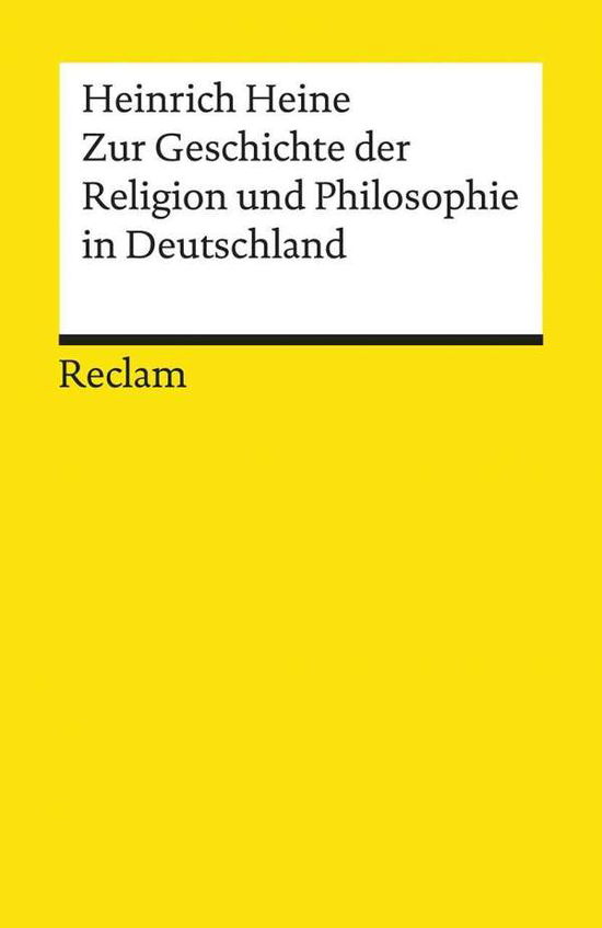 Reclam UB 02254 Heine.Zur Gesch.d.Relig - Heinrich Heine - Books -  - 9783150022542 - 